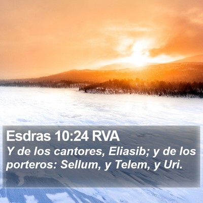 Esdras 10:24 RVA Bible Verse Image