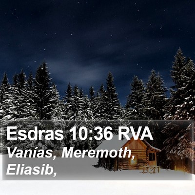 Esdras 10:36 RVA Bible Verse Image