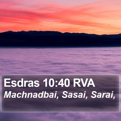 Esdras 10:40 RVA Bible Verse Image