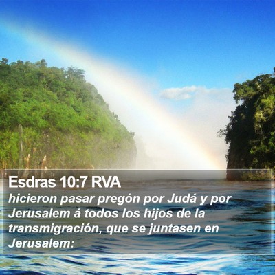 Esdras 10:7 RVA Bible Verse Image