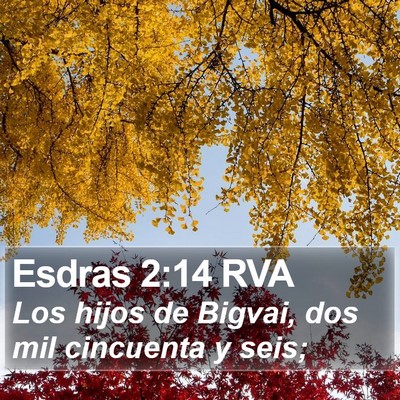 Esdras 2:14 RVA Bible Verse Image