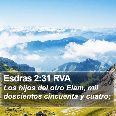 Esdras 2:31 RVA Bible Verse Image