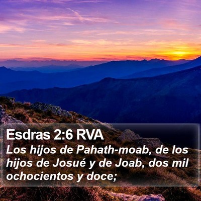Esdras 2:6 RVA Bible Verse Image