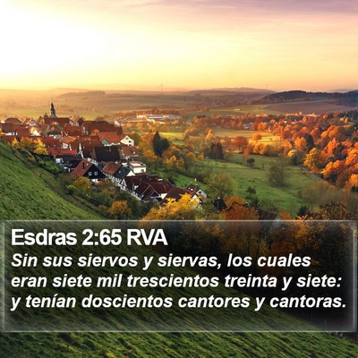 Esdras 2:65 RVA Bible Verse Image