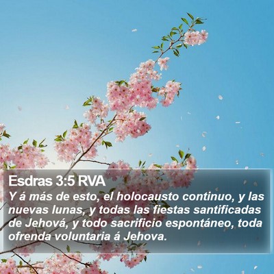 Esdras 3:5 RVA Bible Verse Image