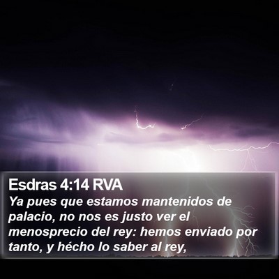 Esdras 4:14 RVA Bible Verse Image