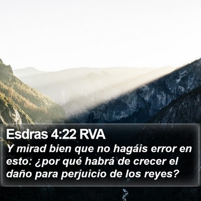Esdras 4:22 RVA Bible Verse Image