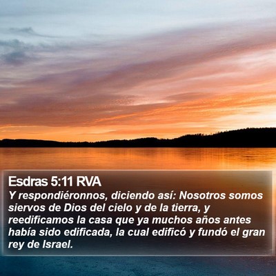 Esdras 5:11 RVA Bible Verse Image