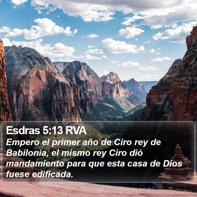 Esdras 5:13 RVA Bible Verse Image