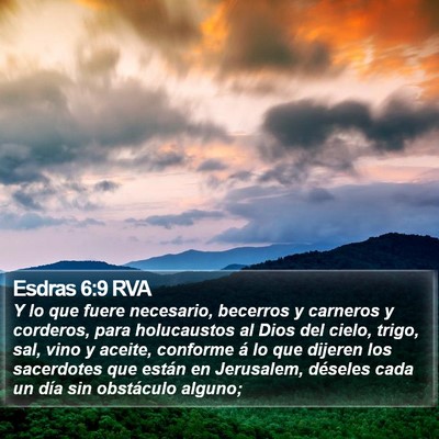 Esdras 6:9 RVA Bible Verse Image