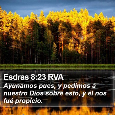 Esdras 8:23 RVA Bible Verse Image