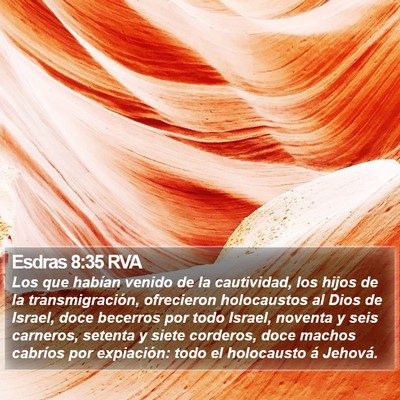 Esdras 8:35 RVA Bible Verse Image
