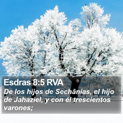 Esdras 8:5 RVA Bible Verse Image