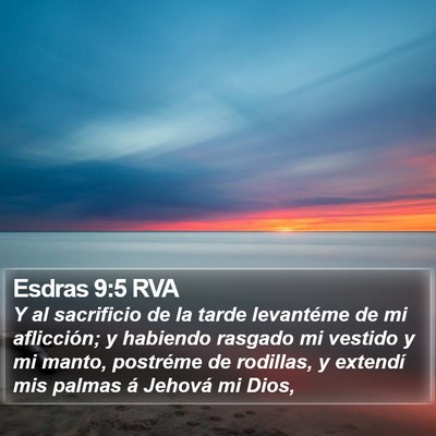 Esdras 9:5 RVA Bible Verse Image