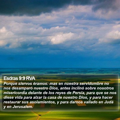 Esdras 9:9 RVA Bible Verse Image