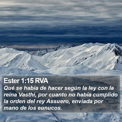 Ester 1:15 RVA Bible Verse Image
