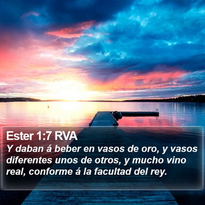 Ester 1:7 RVA Bible Verse Image