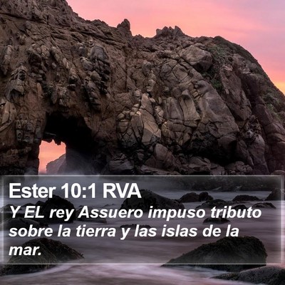 Ester 10:1 RVA Bible Verse Image