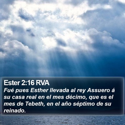 Ester 2:16 RVA Bible Verse Image
