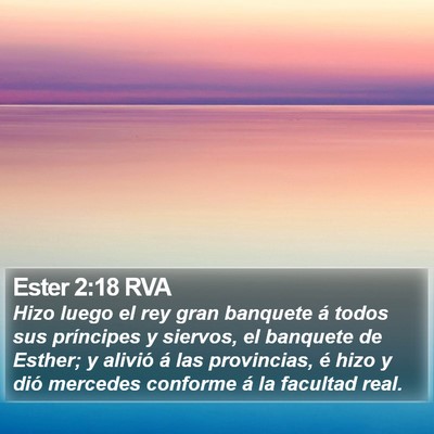 Ester 2:18 RVA Bible Verse Image