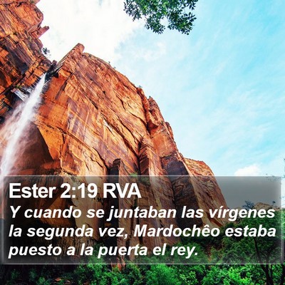Ester 2:19 RVA Bible Verse Image