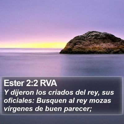 Ester 2:2 RVA Bible Verse Image