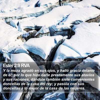 Ester 2:9 RVA Bible Verse Image