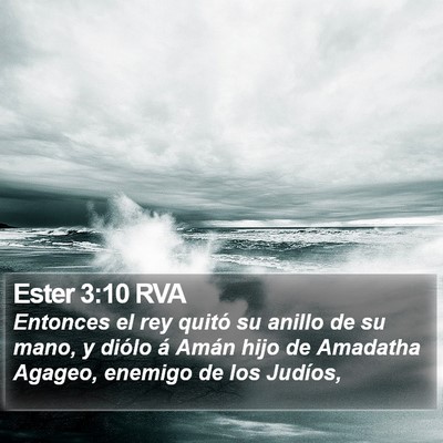 Ester 3:10 RVA Bible Verse Image