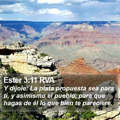 Ester 3:11 RVA Bible Verse Image