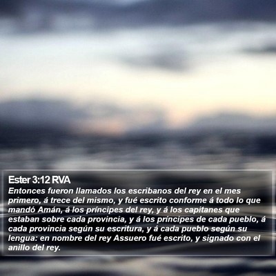 Ester 3:12 RVA Bible Verse Image