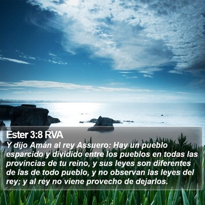 Ester 3:8 RVA Bible Verse Image