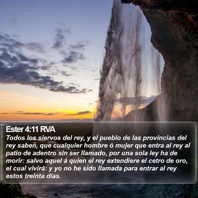 Ester 4:11 RVA Bible Verse Image