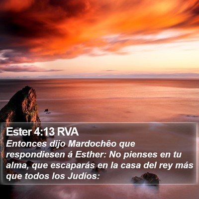 Ester 4:13 RVA Bible Verse Image