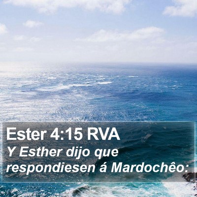 Ester 4:15 RVA Bible Verse Image