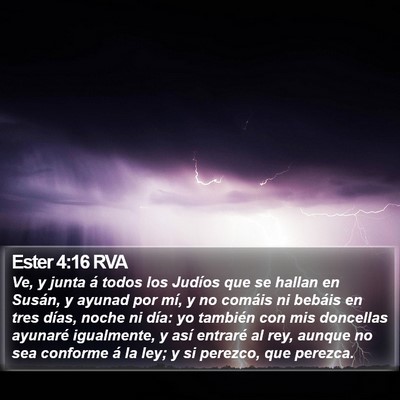 Ester 4:16 RVA Bible Verse Image