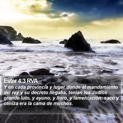 Ester 4:3 RVA Bible Verse Image