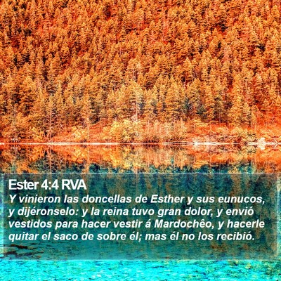 Ester 4:4 RVA Bible Verse Image
