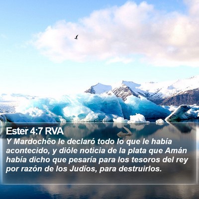 Ester 4:7 RVA Bible Verse Image