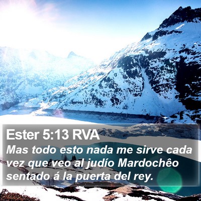 Ester 5:13 RVA Bible Verse Image