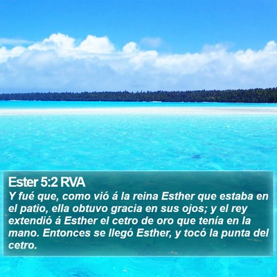 Ester 5:2 RVA Bible Verse Image