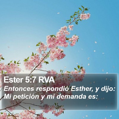 Ester 5:7 RVA Bible Verse Image
