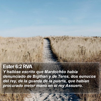 Ester 6:2 RVA Bible Verse Image