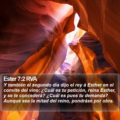 Ester 7:2 RVA Bible Verse Image