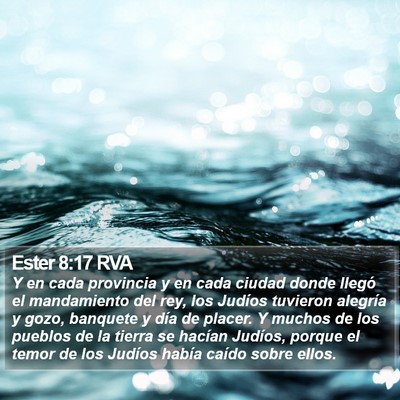 Ester 8:17 RVA Bible Verse Image