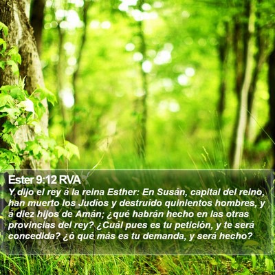 Ester 9:12 RVA Bible Verse Image