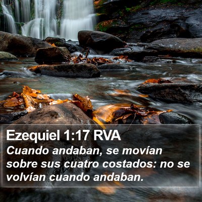 Ezequiel 1:17 RVA Bible Verse Image
