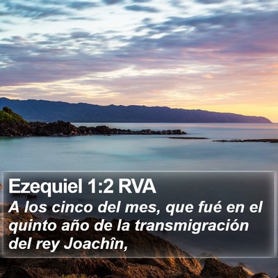 Ezequiel 1:2 RVA Bible Verse Image