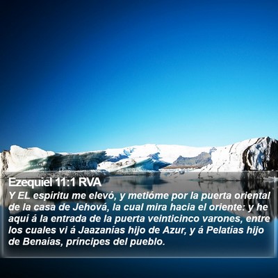 Ezequiel 11:1 RVA Bible Verse Image