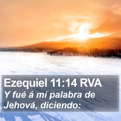 Ezequiel 11:14 RVA Bible Verse Image