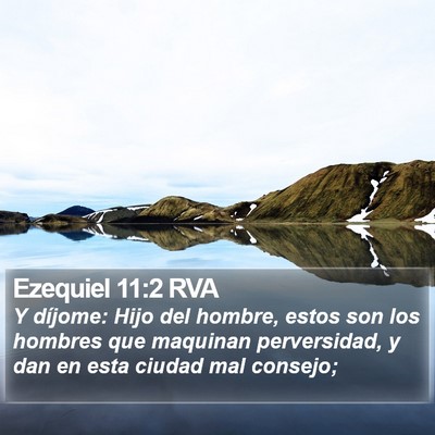 Ezequiel 11:2 RVA Bible Verse Image